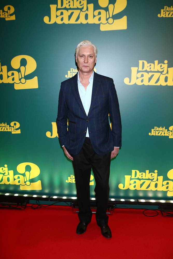 Mariusz Drężniak na premierze "Dalej jazda 2", fot. KAPiF