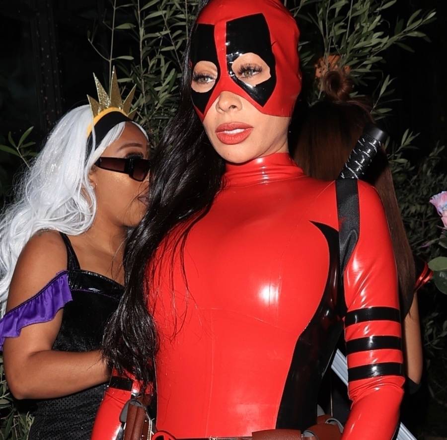 Impreza Halloween u La La Anthony. Deadpool, Diana Ross, Aniołek…