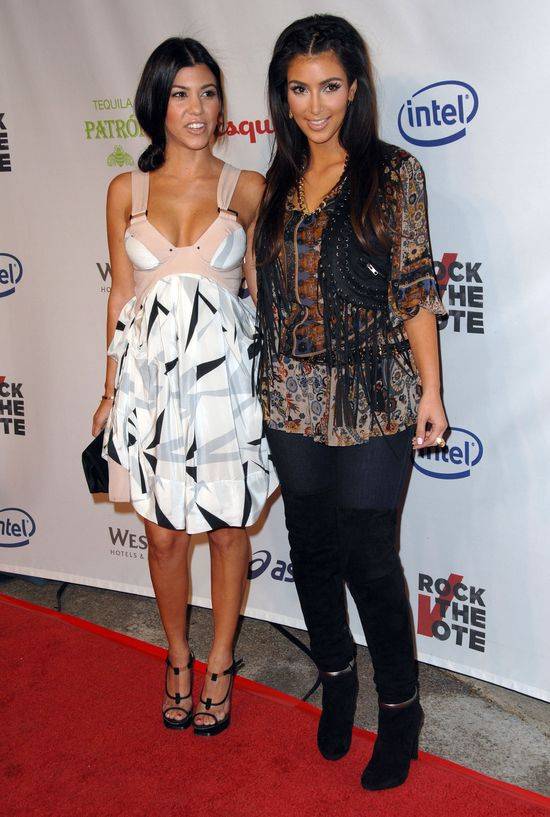 Kourtney Kardashian na początku kariery celebryckiej