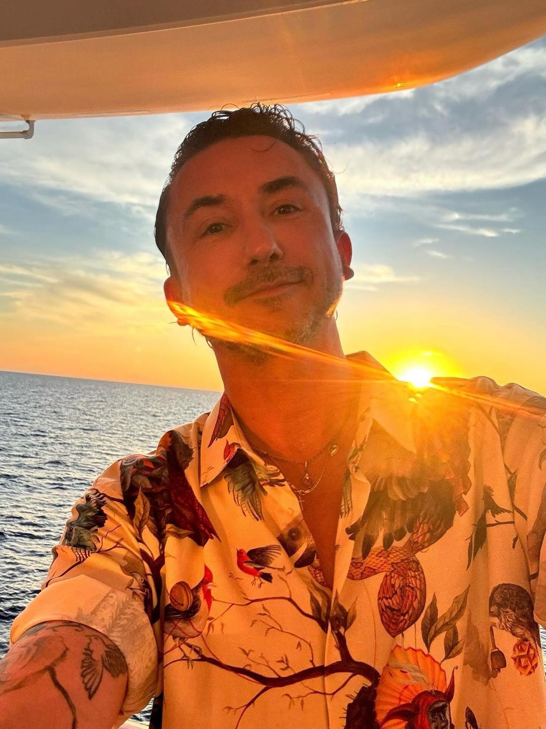 Marcin Paprocki znalazł się na statku, gdzie wybuchł norawirus, fot. Instagram
