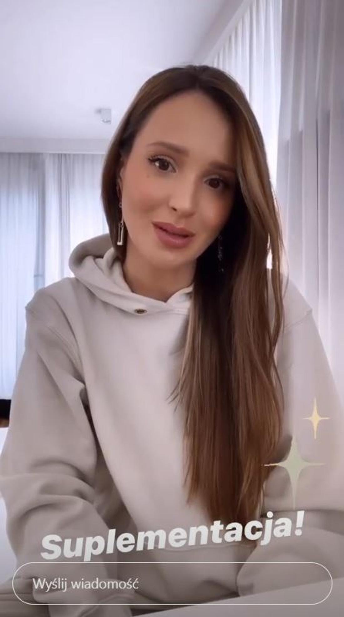 Marina Łuczenko-Szczęsna o suplementach, jakie stosuje na skórę. 