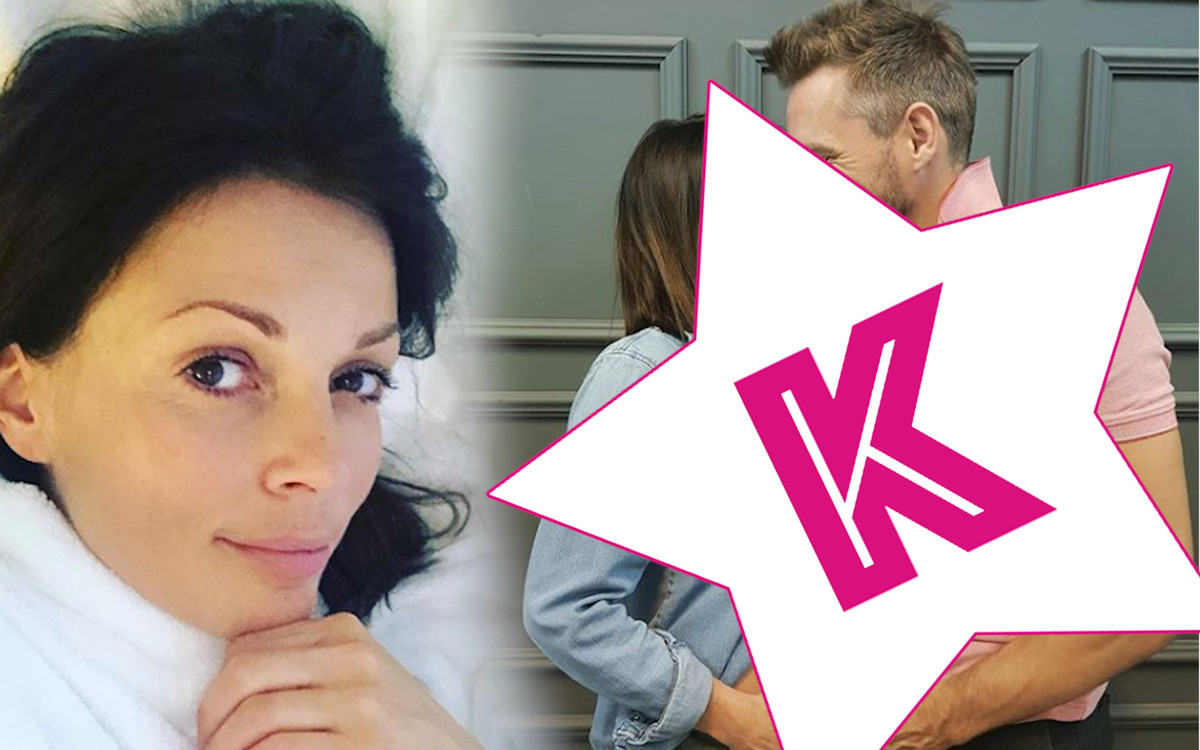 WOW! Partner Katarzyny Glinki pokazał nagi brzuszek aktorki