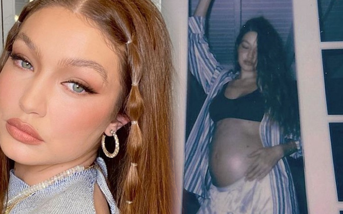 Gigi Hadid pokazała zdjęcia tuż przed porodem
