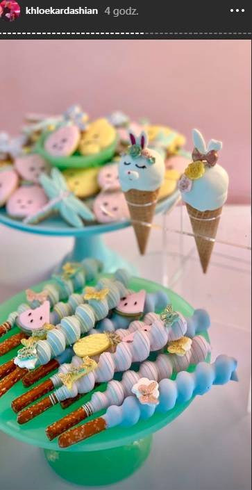 Bajkowe urodzinki córki Khloe Kardashian – True