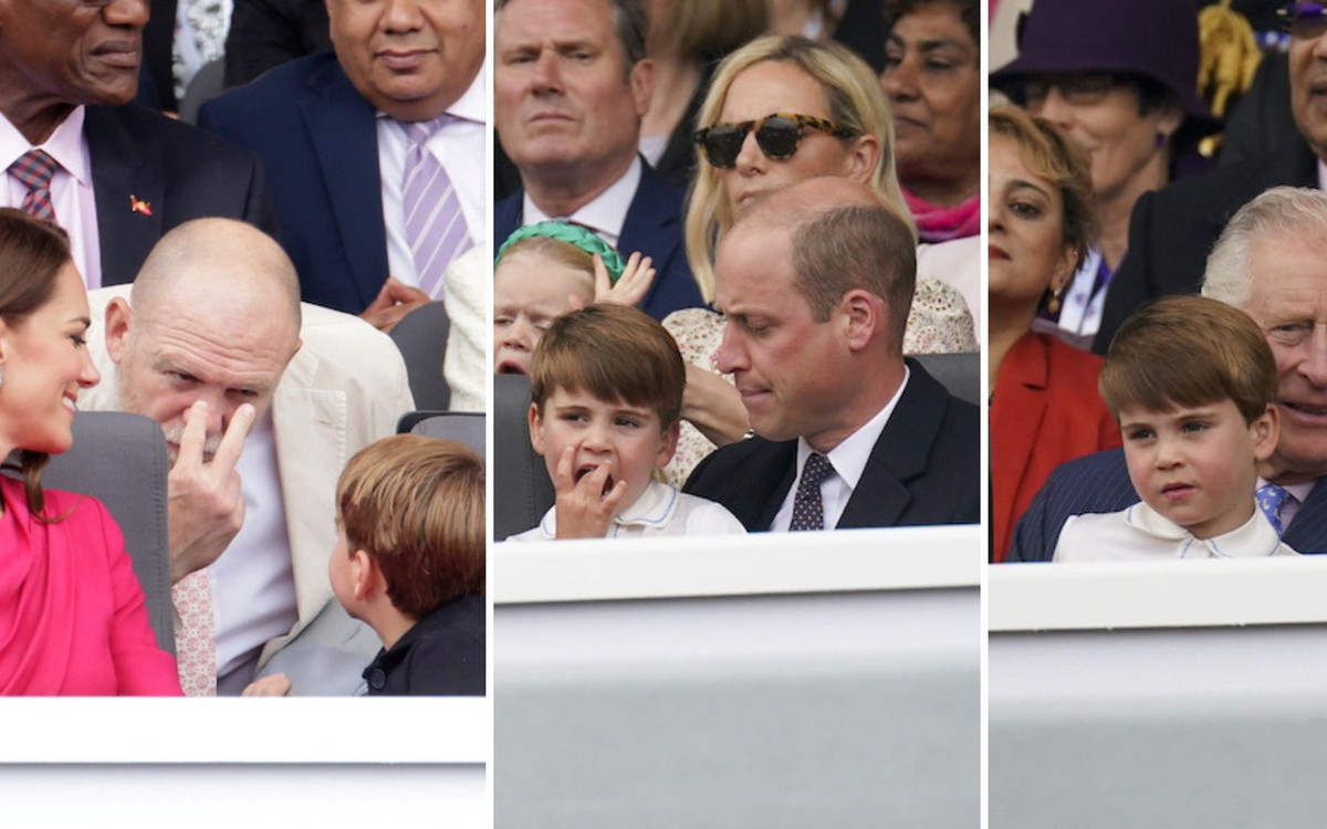 Książę Louis wstaje i siada na kolanach dziadka, księcia Karola (WIDEO)