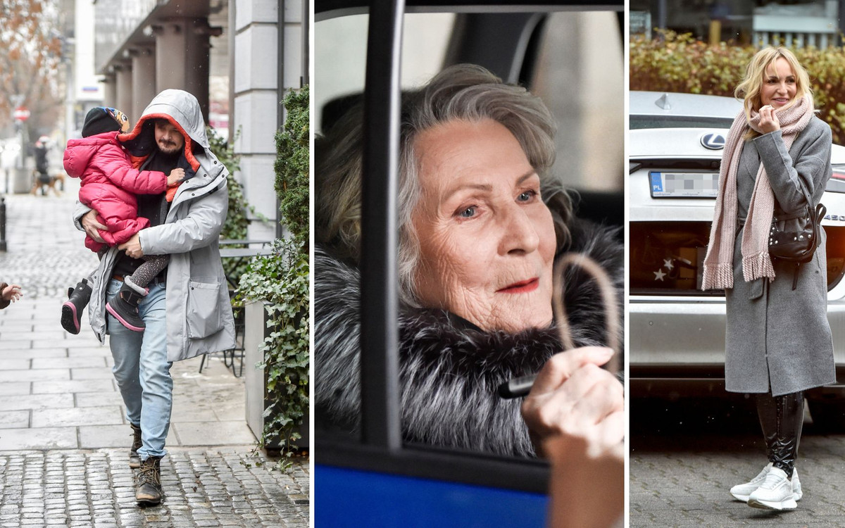 Gwiazdy DDTVN. Dawid Ogrodnik wychodzi z córką Jaśminą