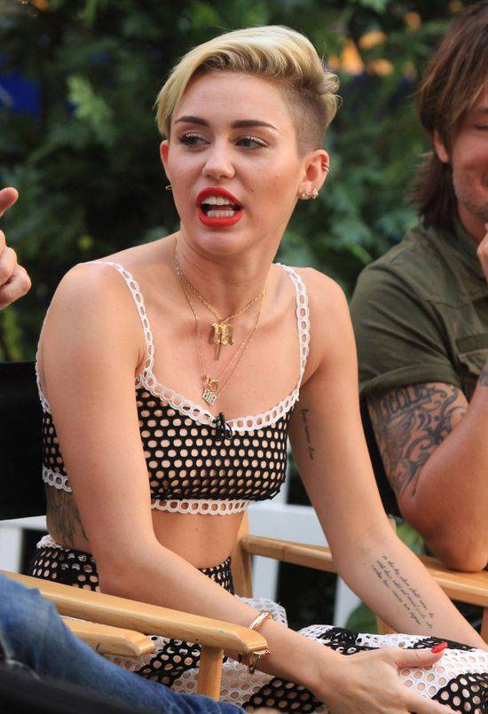 Miley Cyrus w Good Morning America