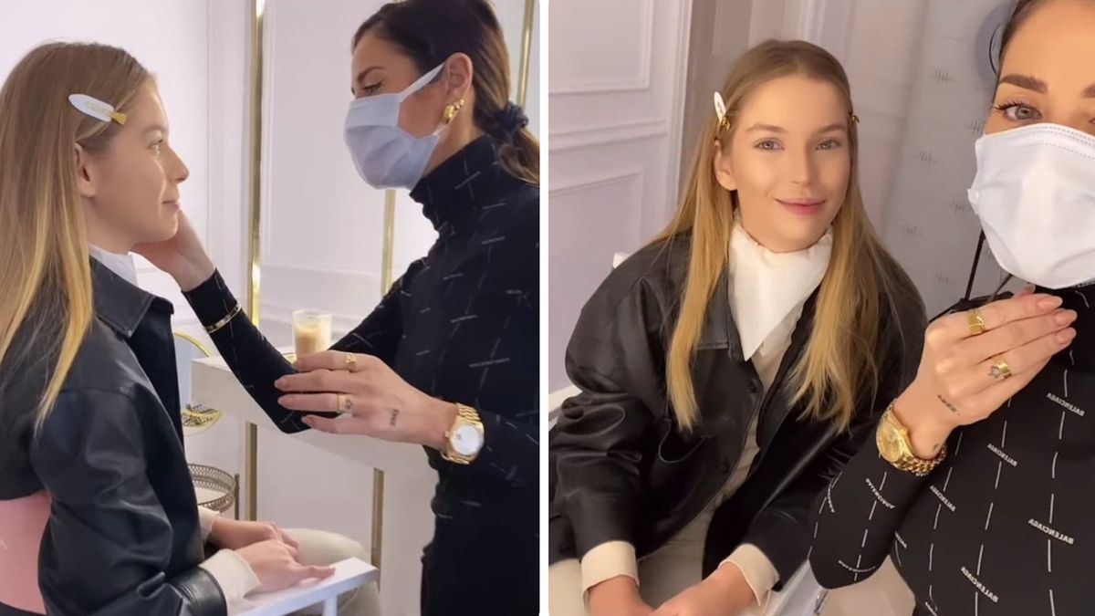 Patrycja Sobolewska w makijażu Magdy Pieczonki/fot. Instagram/magdapieczonkamakeup