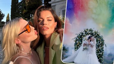 Karolina i Agnieszka z “LNL” WZIĘŁY ŚLUB! Takiej ceremonii w polskim show-biznesie jeszcze nie było (FOTO)