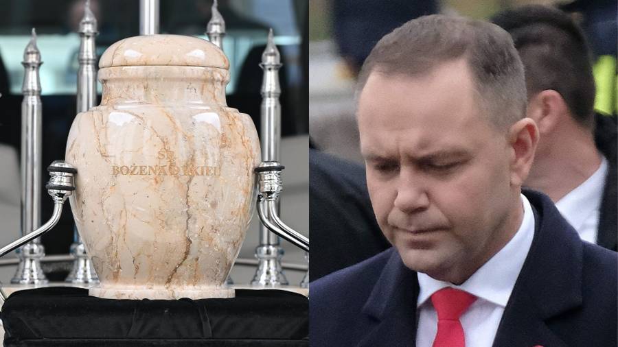 Karol Nawrocki uczcił pamięć Bożeny Dykiel, fot. KAPiF