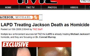 Policja traktuje śmierć Jacksona jak morderstwo!