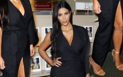 Kim Kardashian bardzo się starała na promocji książki