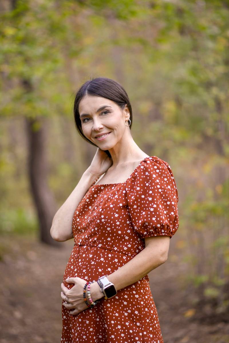 Paulina Drażba na chwilę przed porodem wypoczywa na spacerze z psami (FOTO)