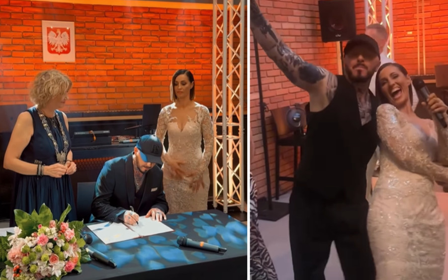 Burza po ślubie gwiazdora Blue Cafe! Poszło o nietypowy look pana młodego. “Totalny brak szacunku…”