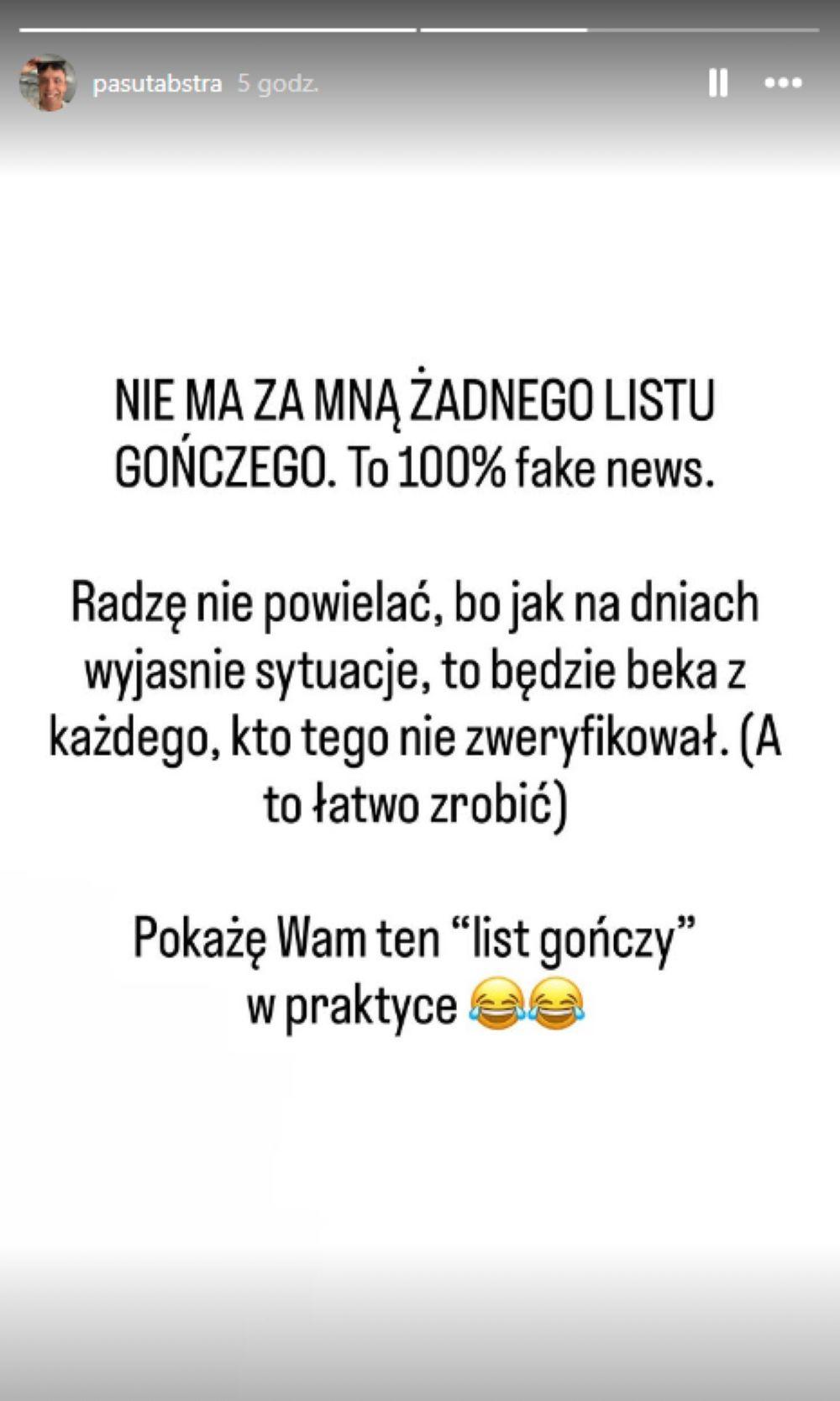 Robert Pasut/ fot. Instagram/pasutabstra