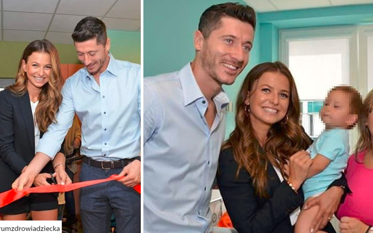 Lewandowscy w Centrum Zdrowia Dziecka. Przekazali 650 tysięcy!