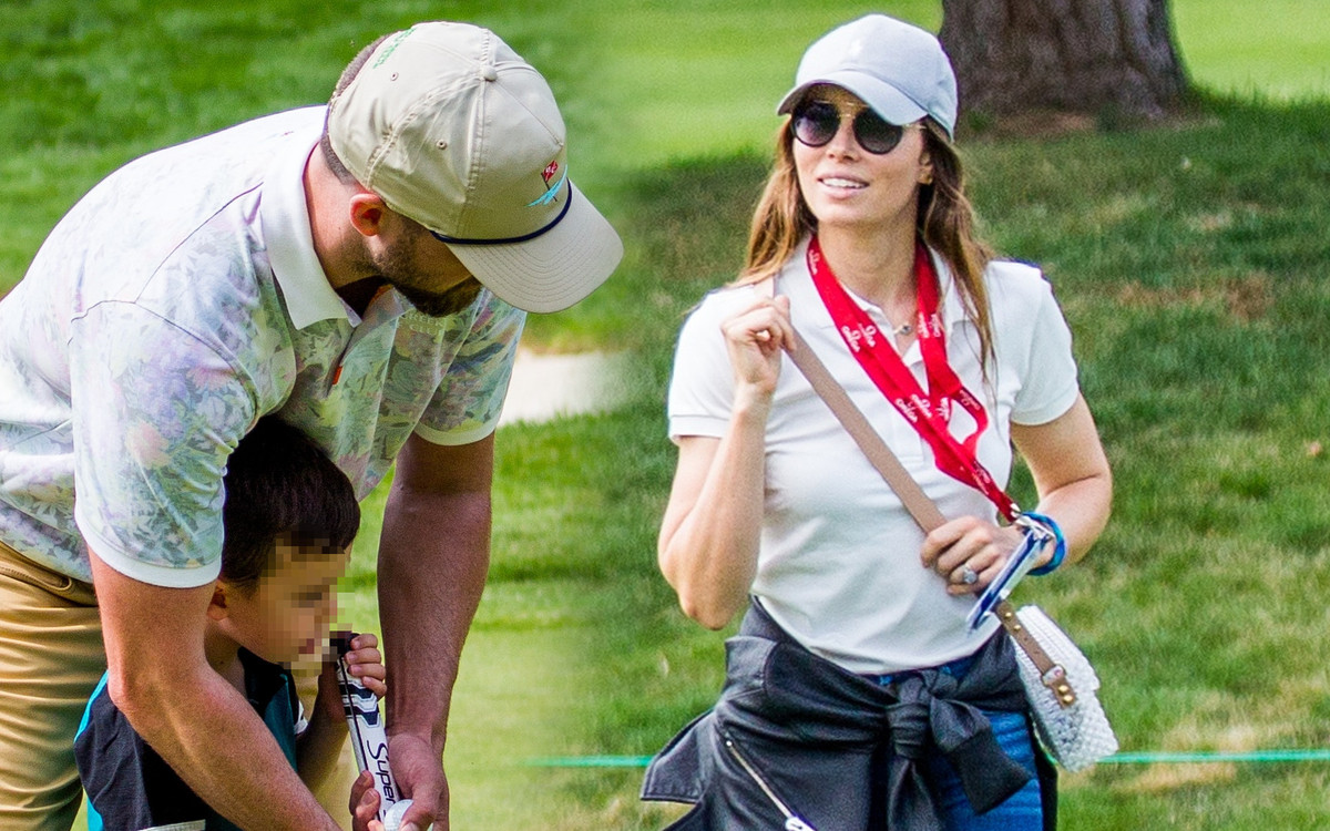 Justina Timberlake uczy synka grać w golfa (ZDJĘCIA)