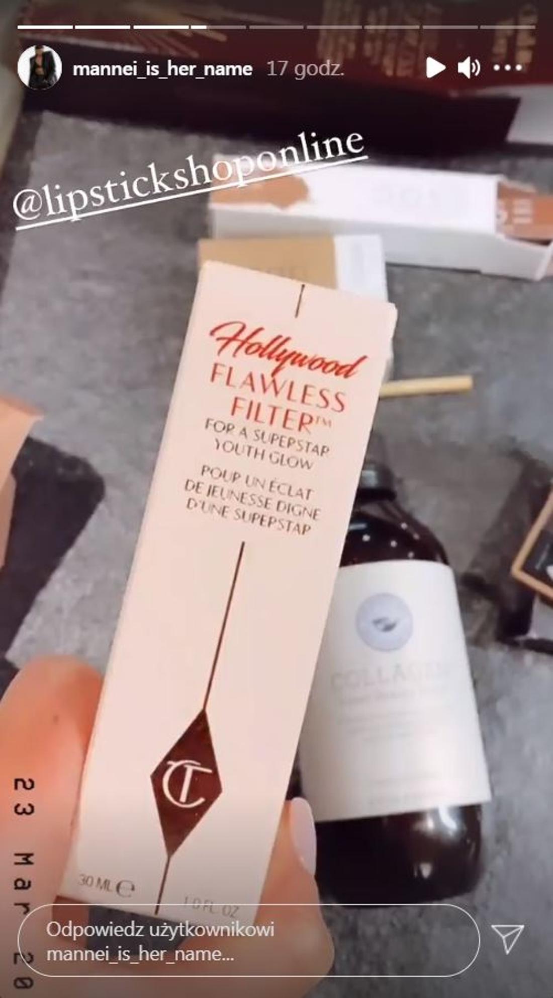 Ulubiony podkład do twarzy Sary Boruc.