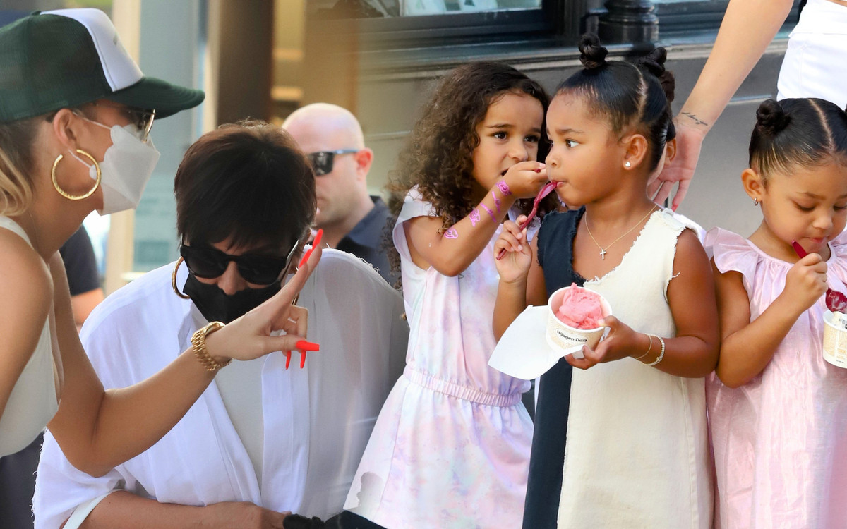 Khloe Kardashian z mamą ogarniają CZWÓRKĘ dzieci. Niełatwe zadanie (ZDJĘCIA)