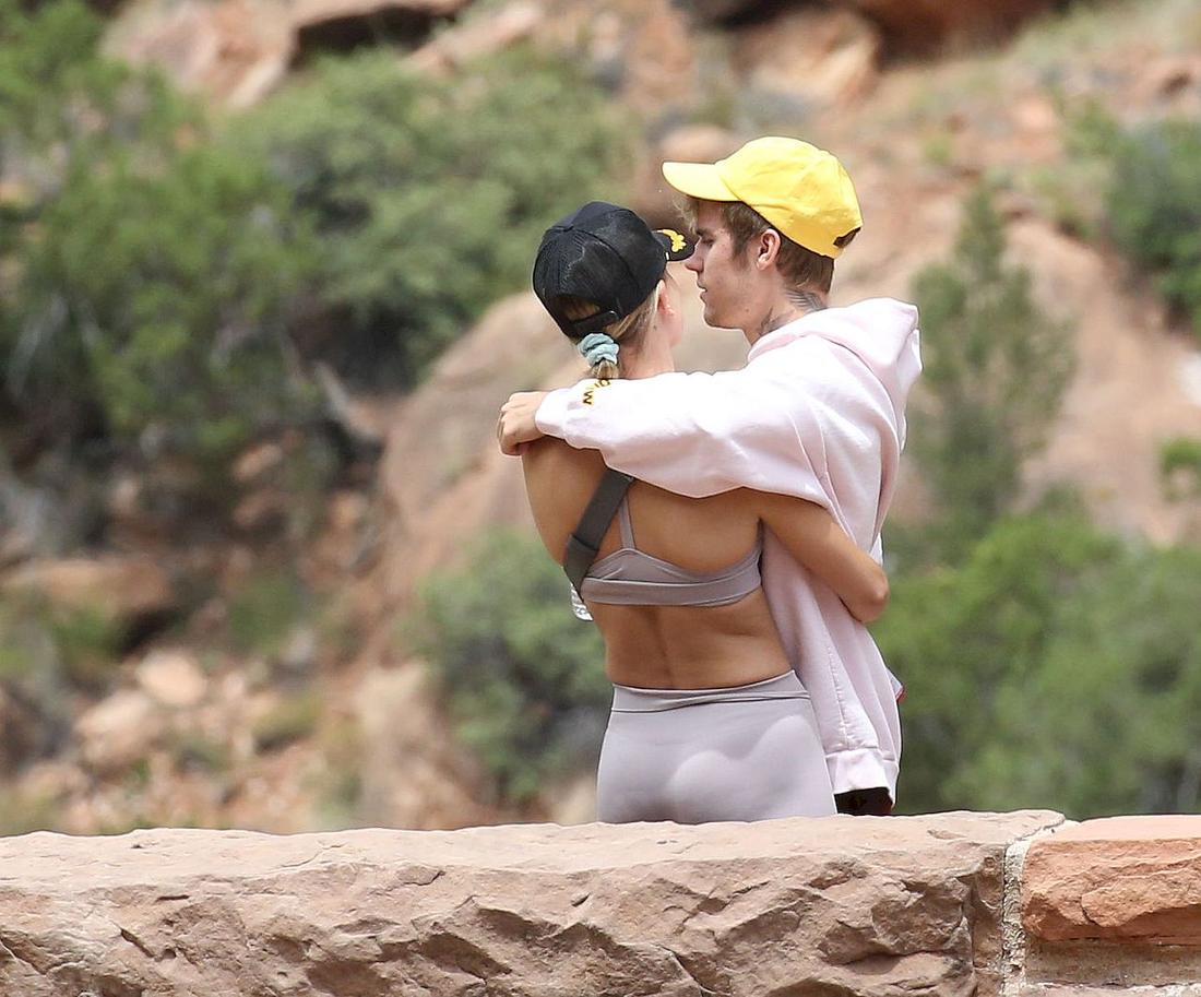 Justin Bieber i Hailey Bieber na wakacjach