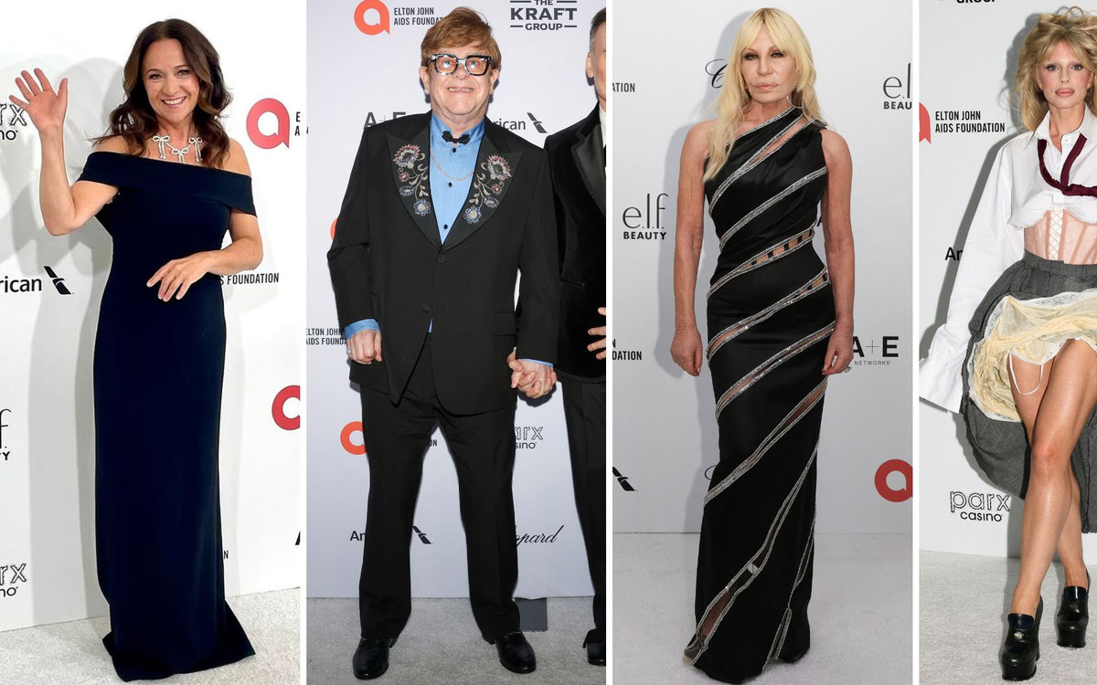 OSCARY 2025: Impreza Eltona Johna. Julia Fox, Donatella Versace i… EWA DRZYZGA!