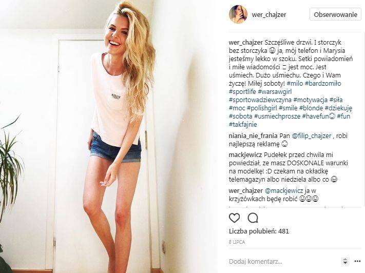 Internauci przerażeni figurą Weroniki Chajzer