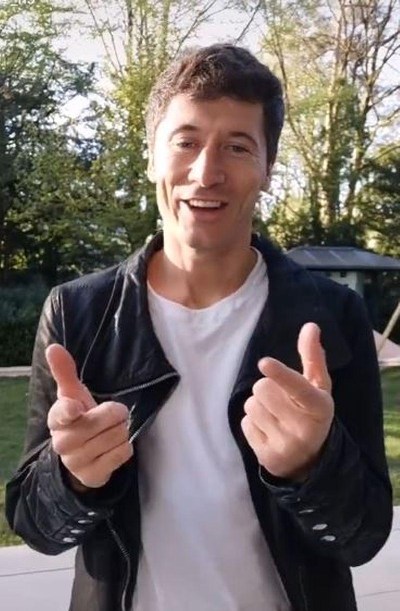 Robert Lewandowski tańczy na TikToku