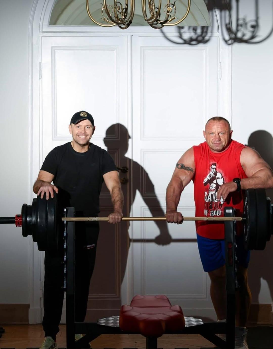 Karol Nawrocki na treningu z Pudzianem, fot. Instagram
