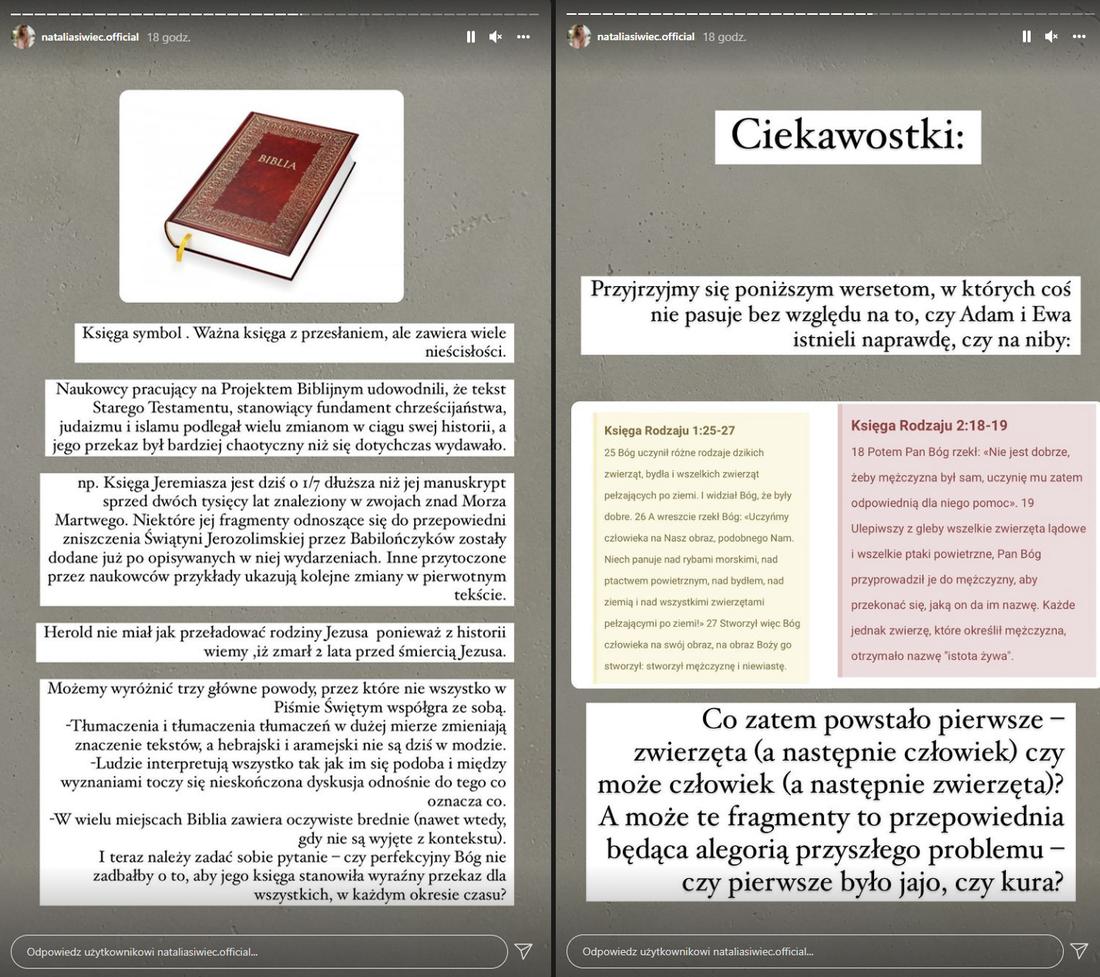 Natalia Siwiec chce świętować Boże Narodzenie. "Jeżeli jesteśmy osobami niewierzącymi, to powinniśmy pewnie wtedy wyjechać z kraju!"