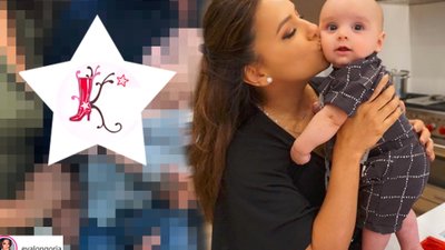 Eva Longoria pozuje z mężem i synkiem z okazji Święta Dziękczynienia