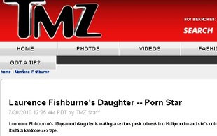 Córka Laurenca’a Fishburne\’a zagrała w filmie porno