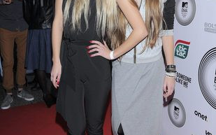 Siostry Bukowskie w strojach kąpielowych na greckiej wyspie