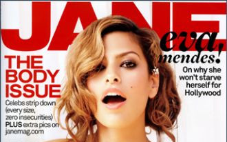 Prawie naga Eva Mendes