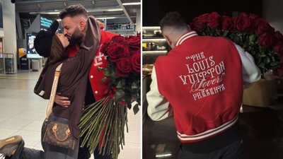 Tak Wojciech Gola przywitał ukochaną na lotnisku. Wręczył jej luksusowy prezent!