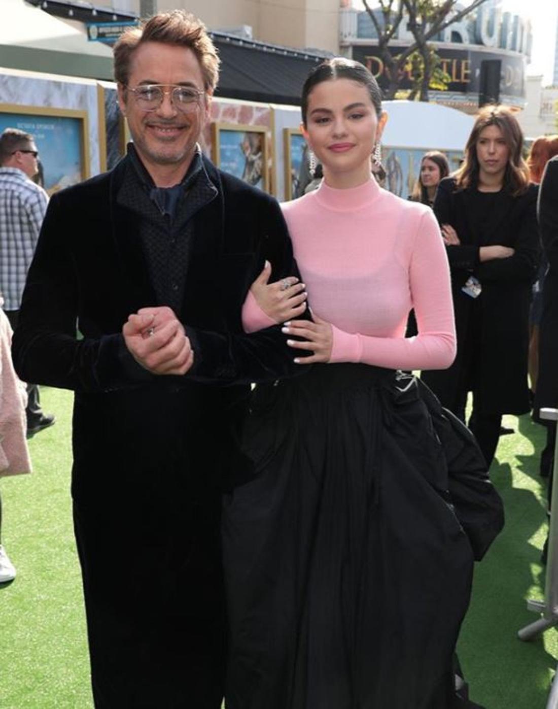 Selena Gomez Robert Downey Jr.
