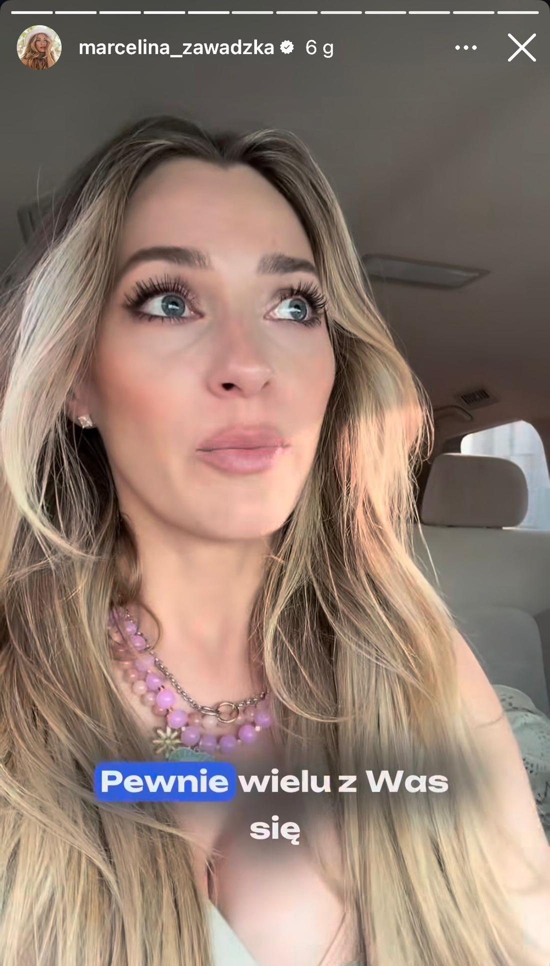 Marcelina Zawadzka, fot. Instagram.