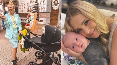 Barbara Kurdej-Szatan pokazała WYPASIONY wózek Henia. Taki sam ma inna gwiazda: “Świetna fura”