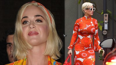 Katy Perry w uroczy sposób potwierdziła płeć dziecka. Orlando Bloom ze szczęścia wysmarował się tortem?