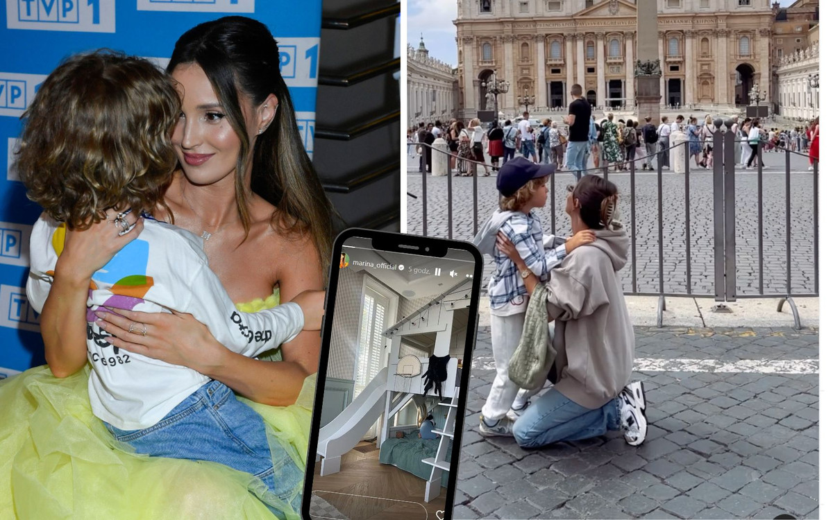 Marina Łuczenko pokazała pokoik Liama. Domek, zjeżdżalnia, kosz do koszykówki…