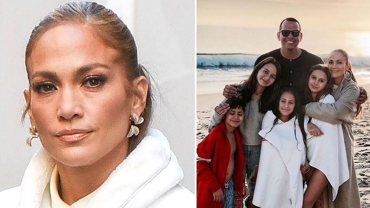 Jennifer Lopez z rodziną