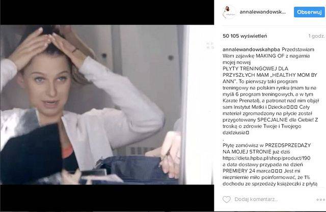 Film z Anną Lewandowską w ciąży wprawi Cię w OSŁUPIENIE