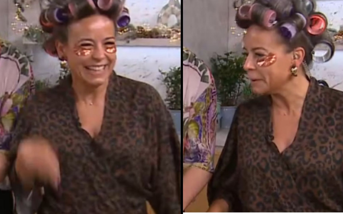 Mucha w szlafroku, wałkach i bez makijażu wpadła do “DDTVN”. Nie zdążyła się wyszykować