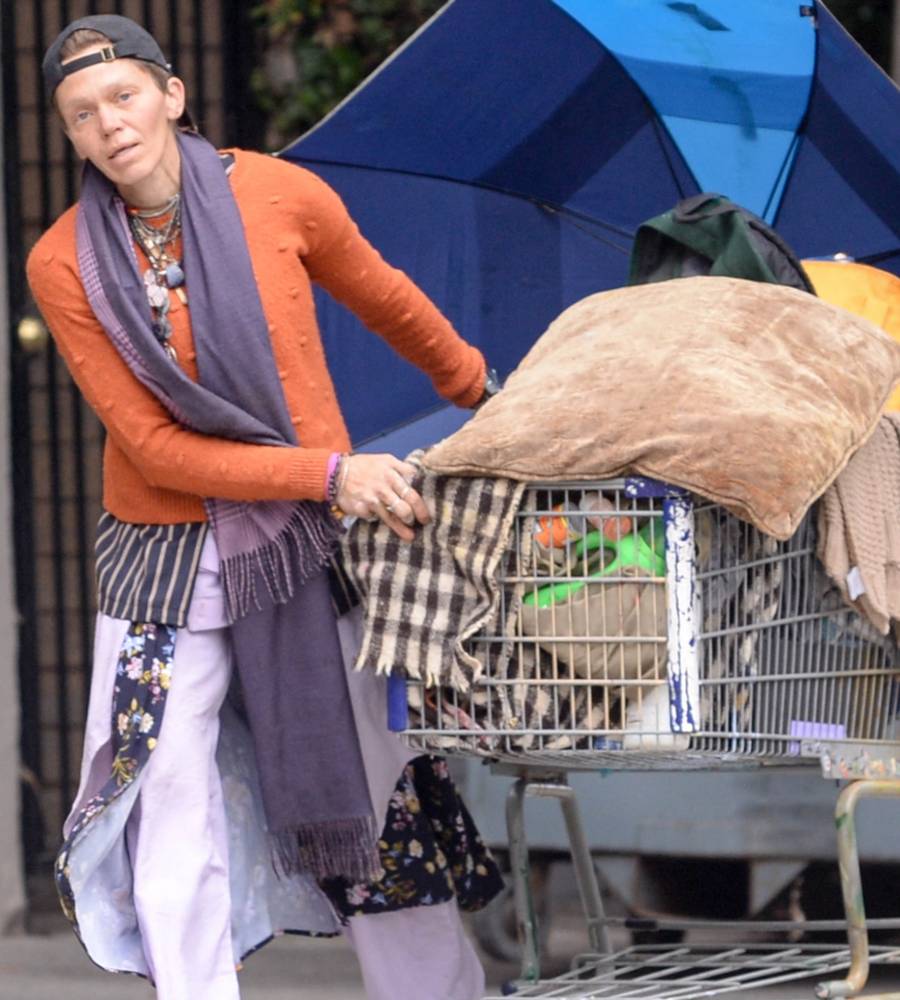 Loni Willis jako bezdomna