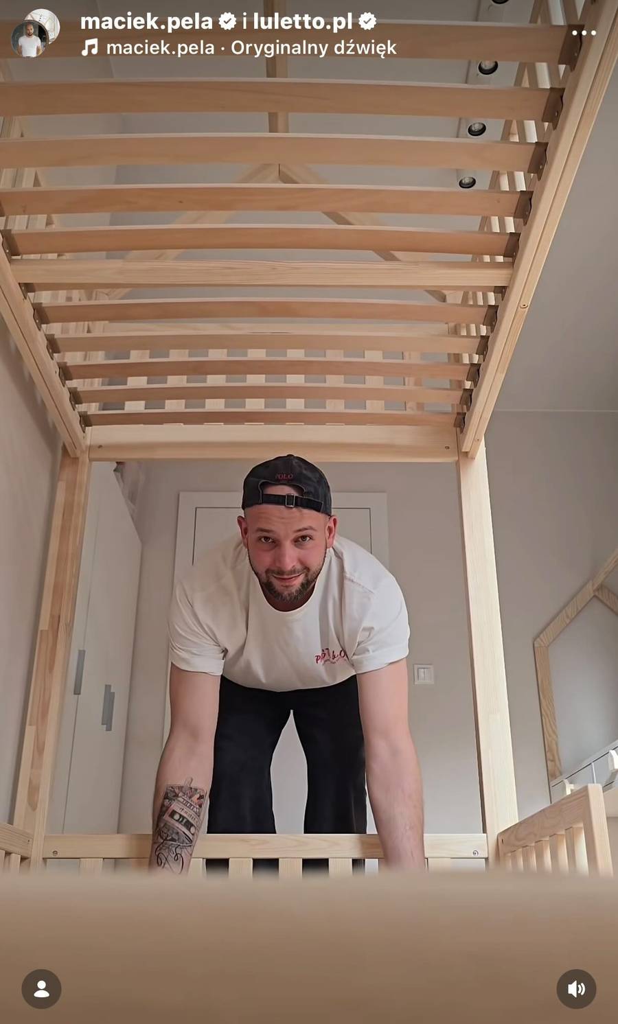 Macieja Pela pokazał nowy pokój córek/Instagram/maciek.pela