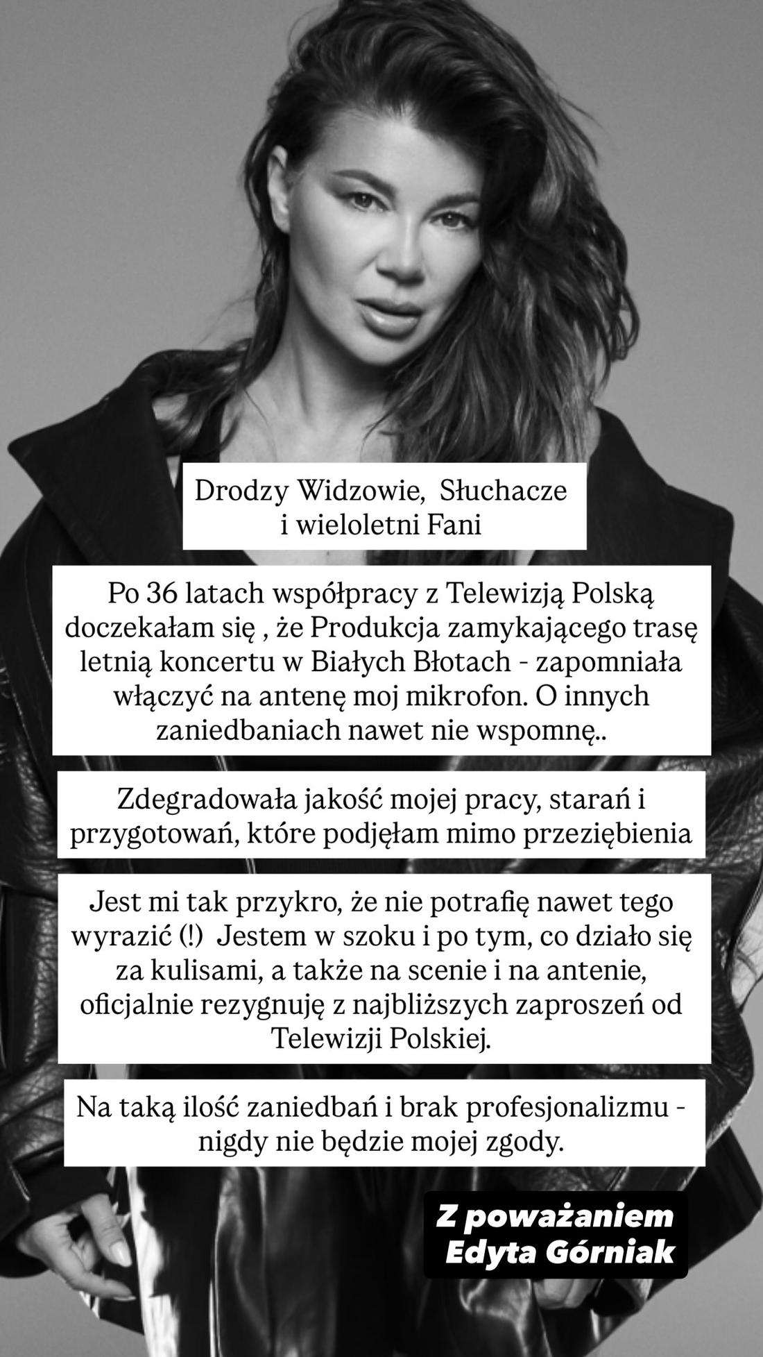 Edyta Górniak, fot. Instagram