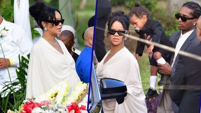 Rihanna pożegnała swojego ojca. Zrezygnowała z tradycyjnego żałobnego stroju (FOTO)