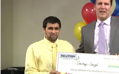 Poznajcie prawdziwego szczęściarza: Sandeep Singh (VIDEO)