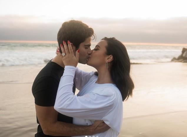 Demi Lovato i Max Ehrich Fot. Ekran Instagrama