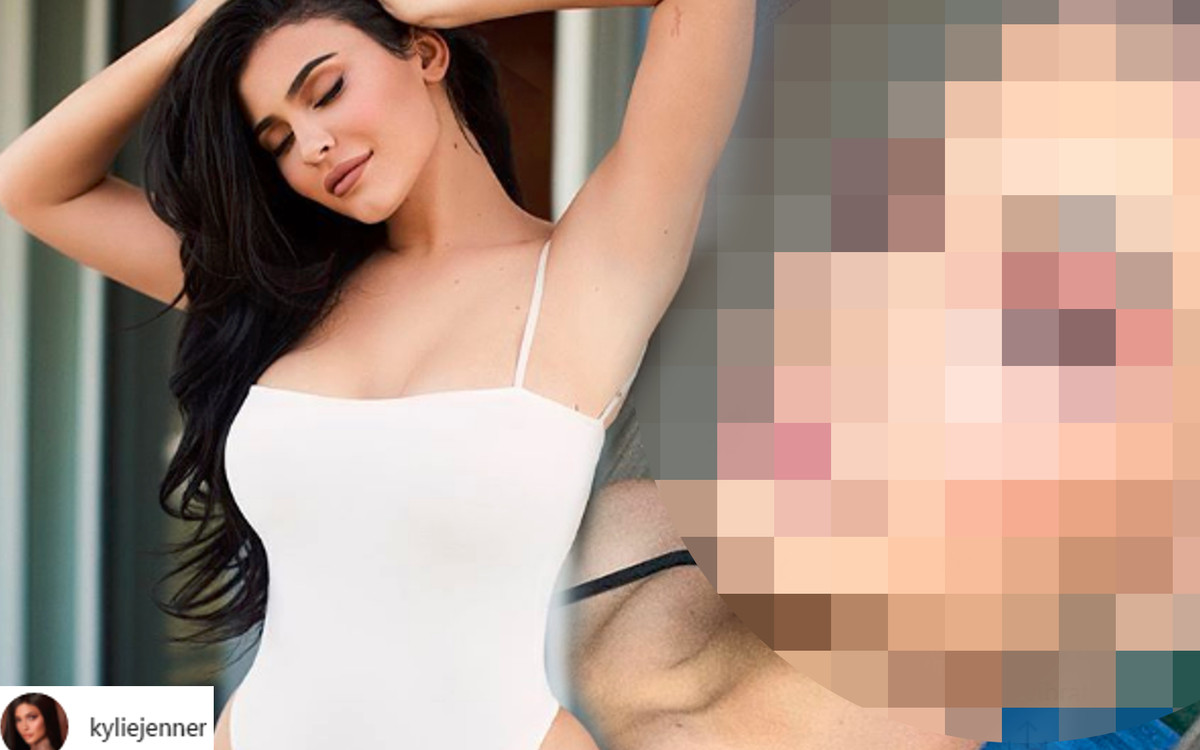 Okropna fryzura Kylie Jenner. Nie umyła głowy?