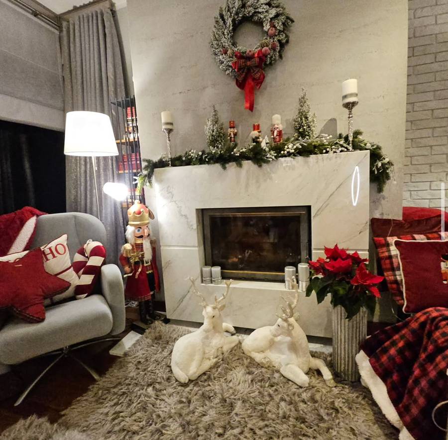 Udekorowana na święta willa rodziców Maty, fot. Instagram